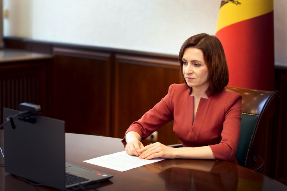 Maia Sandu a participat la lansarea apelului investițional pentru suplinirea finanțării pentru COVAX